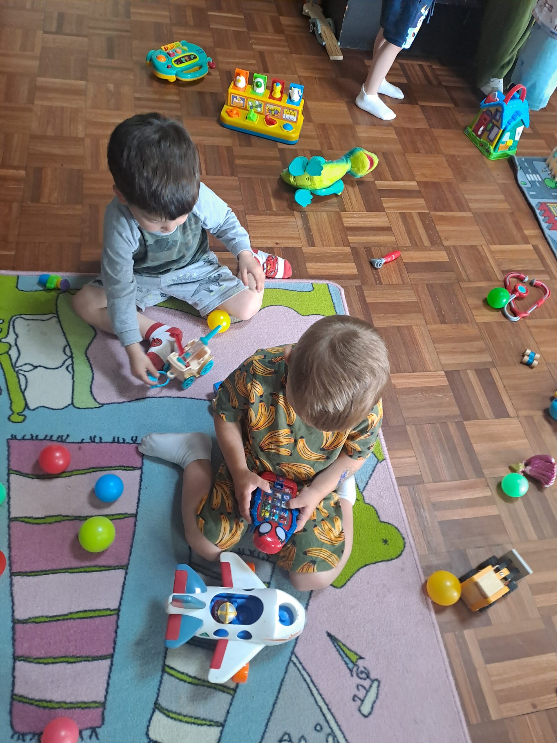 Children enjoying free play